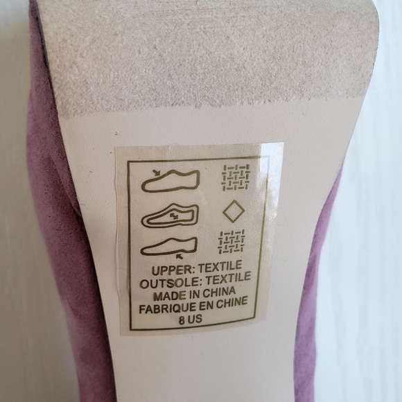 Brand New Izabella Rue Rosy Faux Suede lace heel - Picture 13 of 16